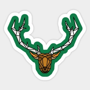 Geometric Deer Sticker